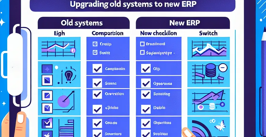  老系统换新ERP：新旧操作对比表（附切换 Checklist）  